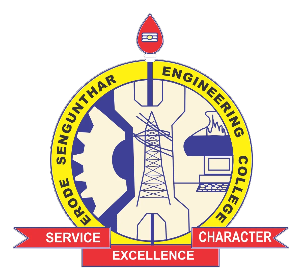 Erode Sengunthar Engineering College Logo